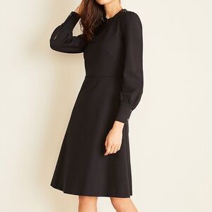 Ann Taylor Ponte Flare Dress